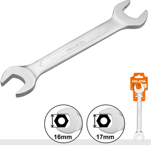 DOUBLE OPEN END SPANNER 16X17MM 