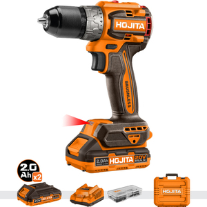 COMPACT BRUSHLESS CORDLESS DRILL 60NM 20V SET