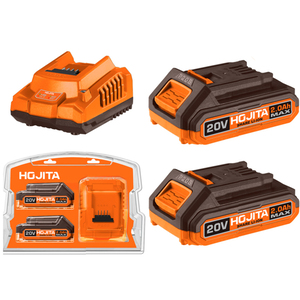 LITHIUM-ION BATTERY 2X2AH AND CHARGER 2A KIT