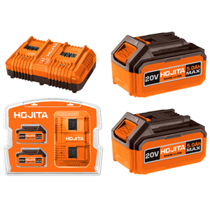 LITHIUM-ION BATTERY 2X5AH AND CHARGER 4A KIT