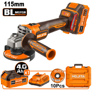ANGLE GRINDER 115MM 3 SPEEDS 20V SET