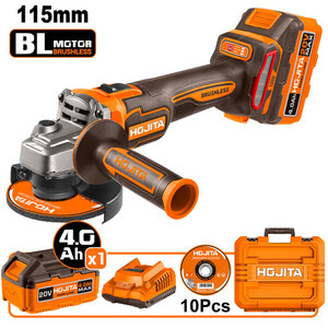 ANGLE GRINDER 125MM 3 SPEEDS 20V SET