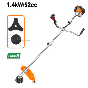 GASOLINE GRASS TRIMMER AND BRUSH CUTTER 52CC 1,4KW