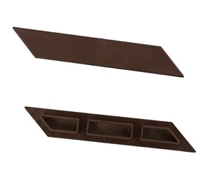 ΤΑΠΑ ΠΛΑΣΤΙΚΗ ΓΙΑ DECK ΠΕΡΙΦΡΑΞΗΣ  Φ12mm 60110 D.BROWN LEFT Φωτογραφία 2