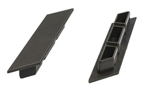 ΤΑΠΑ ΠΛΑΣΤΙΚΗ ΓΙΑ DECK ΠΕΡΙΦΡΑΞΗΣ  Φ12mm 60180  L.GREY LEFT Φωτογραφία 3