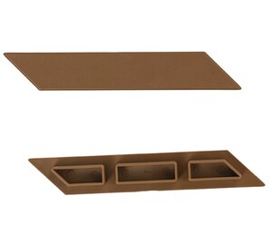 ΤΑΠΑ ΠΛΑΣΤΙΚΗ ΓΙΑ DECK ΠΕΡΙΦΡΑΞΗΣ  Φ12mm 6090  WOOD RIGHT Φωτογραφία 2