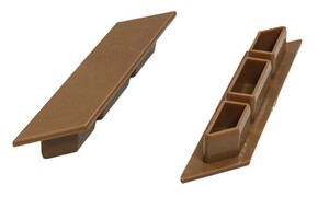 ΤΑΠΑ ΠΛΑΣΤΙΚΗ ΓΙΑ DECK ΠΕΡΙΦΡΑΞΗΣ  Φ12mm 6090  WOOD RIGHT Φωτογραφία 3