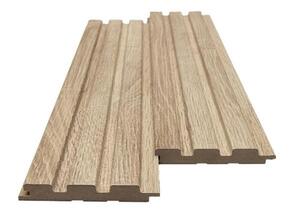 MDF PANEL ΜΕ 3D ΠΗΧΑΚΙΑ 501050 BEAT ST 16/119/2750mm SONOMA OAK