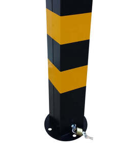 Metal Stud with Padlock and Pyramid End with Ring on Top PARK-SBM-100P-KR