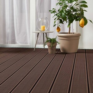DECK-WPC ΔΑΠΕΔΟΥ 23/140mm D.BROWN 40110 Φωτογραφία 4
