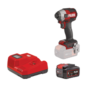 FLEX ΠΑΛΜΙΚΟ ΚΑΤΣΑΒΙΔΙ ΜΠΑΤΑΡΙΑΣ ID 1/4" 18.0-EC HD/ 5.0 Set