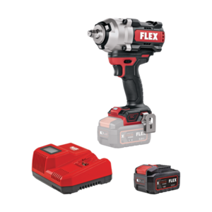 FLEX ΜΠΟΥΛΟΝΟΚΛΕΙΔΟ ΜΠΑΤΑΡΙΑΣ IW 1/2" 1500 18-EC/ 5.0 Set