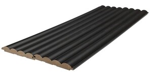 MDF PANEL ME 3D ΠΗΧΑΚΙΑ 805090 WAVE ST 16/119/2750mm BLACK EDITION Φωτογραφία 4