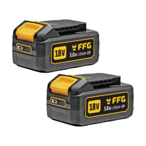 ΓΩΝΙΑΚΟΣ ΤΡΟΧΟΣ ΜΠΑΤΑΡΙΑΣ AG 125 18V PRO -2x5,0Ah FF Group Φωτογραφία 3
