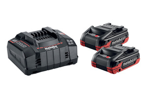 Metabo Σετ Φόρτισης 18V 2 x LiHDX 4.0 Ah