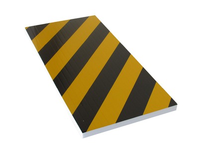 Self-adhesive Foam Protector with Notches, with Yellow and Black Reflective Stripes PARK-FSWP5025BY Photo 2