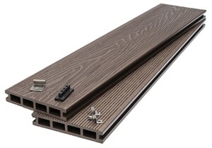 DECK-WPC ΔΑΠΕΔΟΥ ΝΕΑΣ ΓΕΝΙΑΣ 25/146mm D.BROWN 80110 Φωτογραφία 4