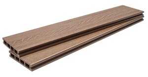 DECK-WPC ΔΑΠΕΔΟΥ ΝΕΑΣ ΓΕΝΙΑΣ 25/146mm TEAK 80155 Φωτογραφία 3