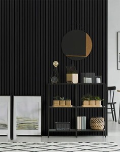 MDF PANEL ΜΕ 3D ΠΗΧΑΚΙΑ 505090 BEAT ST 16/119/2750mm BLACK Φωτογραφία 5