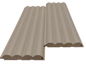 MDF PANEL ΜΕ 3D ΠΗΧΑΚΙΑ 806090 WAVE DL 16/119/2750mm SAND GREY