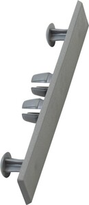 ΤΑΠΑ ΠΛΑΣΤΙΚΗ ΓΙΑ DECK ΔΑΠΕΔΟΥ PREMIUM   23mm 650180 CHARCOAL