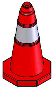 Plastic Cone 50 cm PARK-DH-PE-7