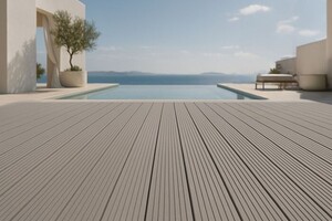 DECK-WPC ΔΑΠΕΔΟΥ 25/145mm L.GREY 180 Φωτογραφία 5