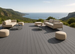 DECK-WPC ΔΑΠΕΔΟΥ ΝΕΑΣ ΓΕΝΙΑΣ 25/146mm L.GREY 80180 Φωτογραφία 5
