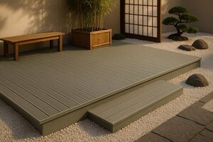 DECK-WPC ΔΑΠΕΔΟΥ 23/140mm OLIVE  40170 Φωτογραφία 4