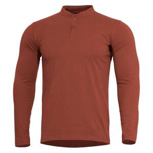 ROMEO 2.0 HENLEY SHIRT K09016-2.0-74-Maroon Red