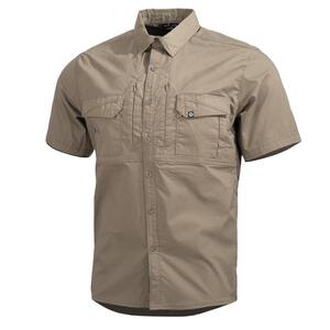 PLATO SHIRT SHORT K02019-SH-04-Khaki