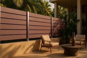 WPC ΠΕΡΙΦΡΑΞΗΣ ΝΕΑΣ ΓΕΝΙΑΣ 21/120mm TEAK 90155 Φωτογραφία 4