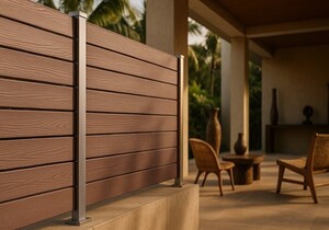 WPC ΠΕΡΙΦΡΑΞΗΣ ΝΕΑΣ ΓΕΝΙΑΣ 21/120mm TEAK 90155 Φωτογραφία 5