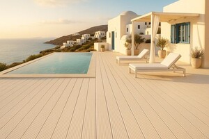 DECK-WPC ΔΑΠΕΔΟΥ 23/140mm WHITE  40130 Φωτογραφία 4