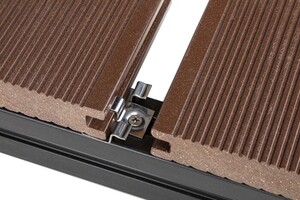 CLIP FOR DECK METAL JOINT (WITH SCREWS) FOR 25/145mm DECK Photo 2